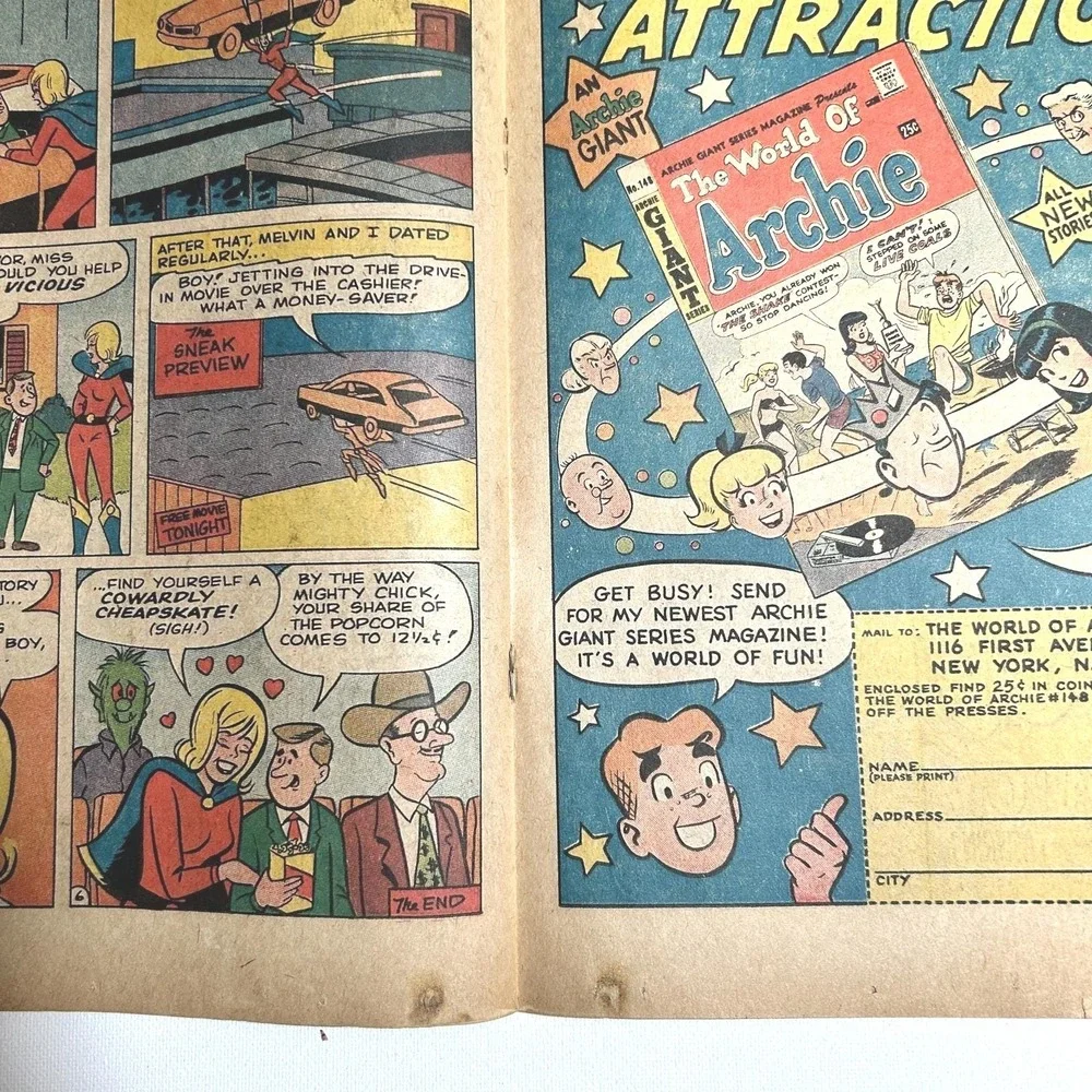 Archie's Mad House #56 1967 Silver Age Superhero Spoof‎